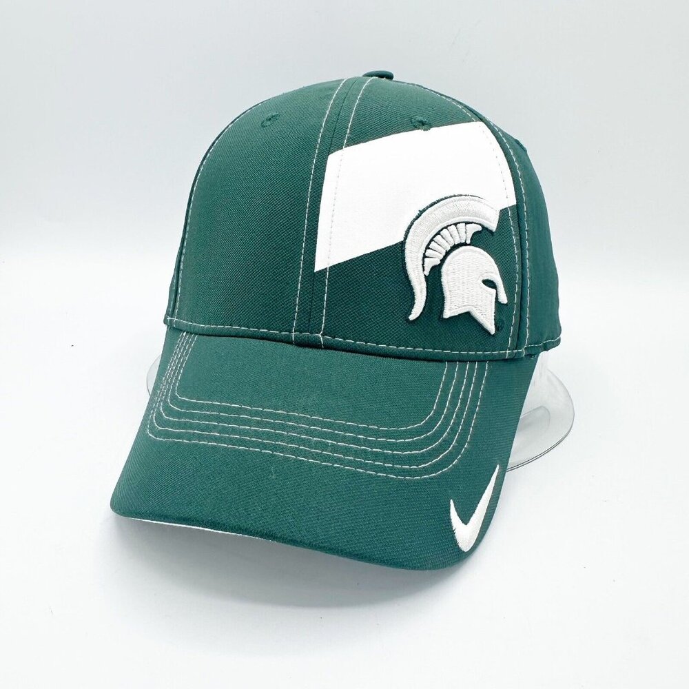 Nike Legacy91 Dri-Fit Michigan State Spartans Flex Fit Fitted Hat OSFM Green